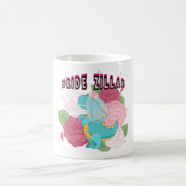 Taza De Café Escuadrón boda de novias de Mikitiez dinosaur