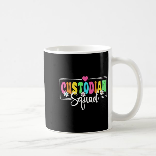 Taza De Café Escuadrón Custodio De Vuelta A Los Estudiantes De  (Derecha)