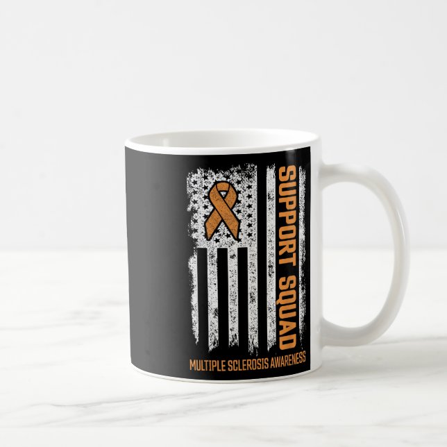 Taza De Café Escuadrón de apoyo de esclerosis múltiple Escleros (Derecha)