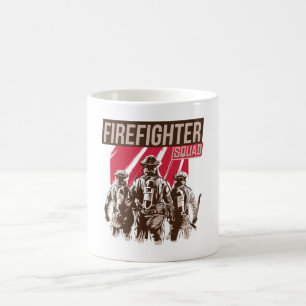 Taza De Café Escuadrón de bomberos orgulloso