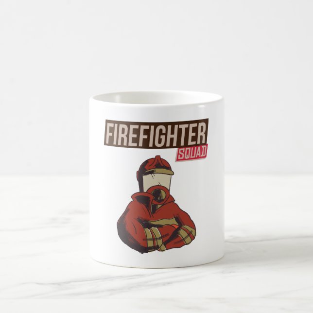 Taza De Café Escuadrón de bomberos orgulloso (Centro)