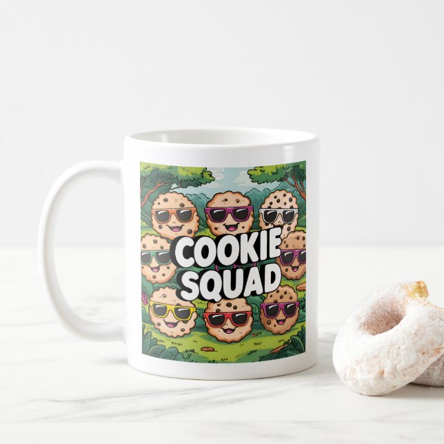 Taza De Café Escuadrón de cocina (Con donut)