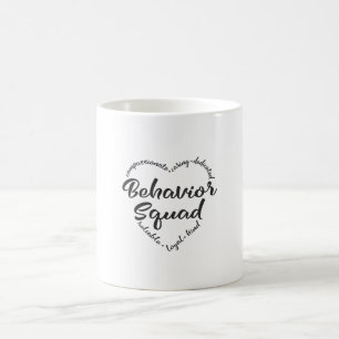Taza De Café Escuadrón de comportamiento, comportamiento, bcba