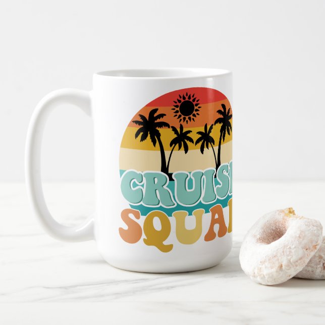 Taza De Café Escuadrón de cruceros (Con donut)