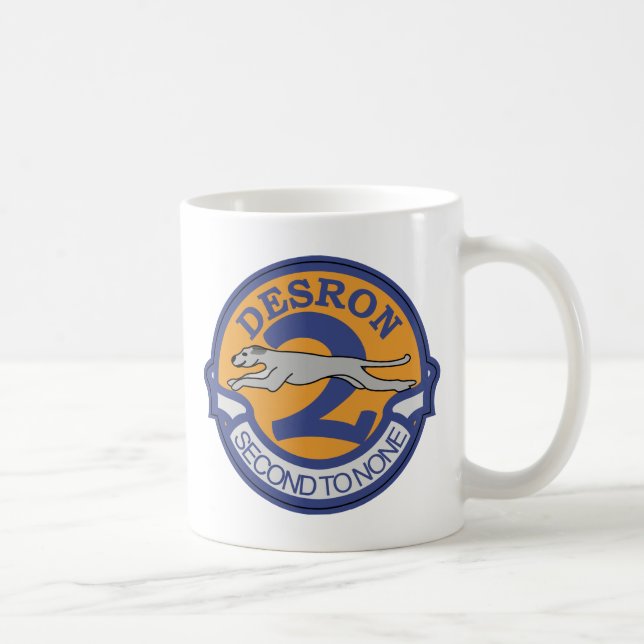 Taza De Café Escuadrón de Destroyer DESRON - 2 (Derecha)