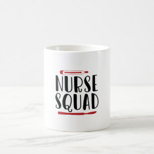 Taza De Café Escuadrón de enfermeras de regalo de enfermería