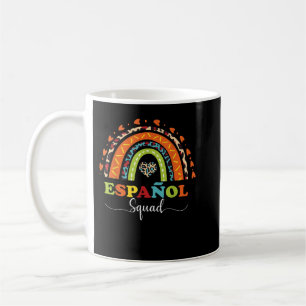Taza De Café Escuadrón de España enseña español bilingüe de vue