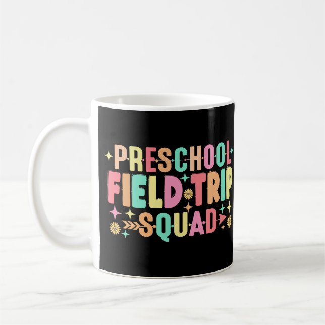 Taza De Café Escuadrón de excursiones de preescolar (Izquierda)