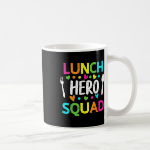 Taza De Café Escuadrón de Héroes de Almuerzo Dama Divertida Tra