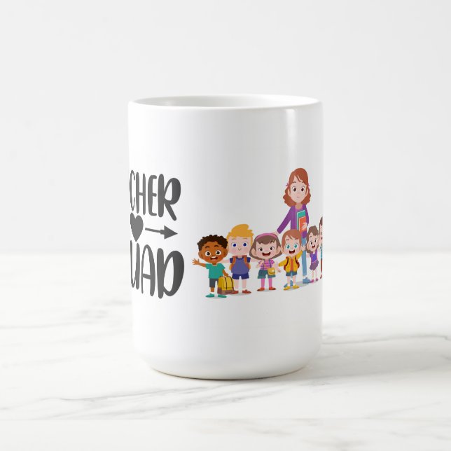 Taza De Café Escuadrón de maestros (Centro)