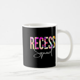 Taza De Café escuadrón de recreo teñido de lazos vuelta al cole