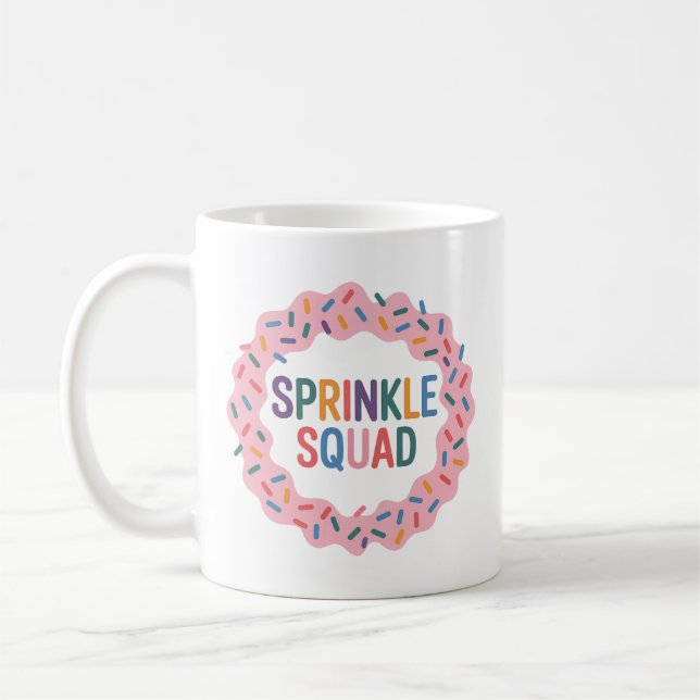 Taza De Café Escuadrón de rociadores | Bebé Sprinkle (Izquierda)
