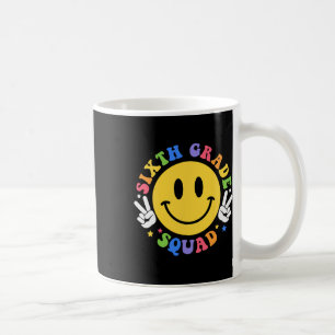 Taza De Café Escuadrón De Sexto Grado Pasado A La Escuela Retro