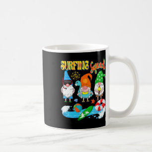 Taza De Café Escuadrón de Surf Tres Gnomos Surfing Hawaiano Ver