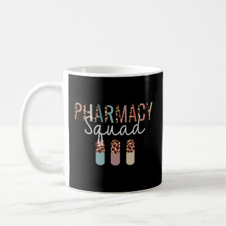 Taza De Café Escuadrón Farmacéutico Con Impresión De Leopardo P
