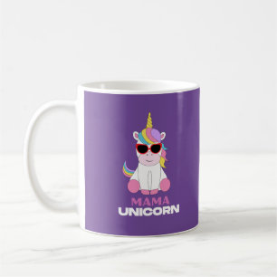 Taza De Café Escuadrón mágico Mama Unicorn