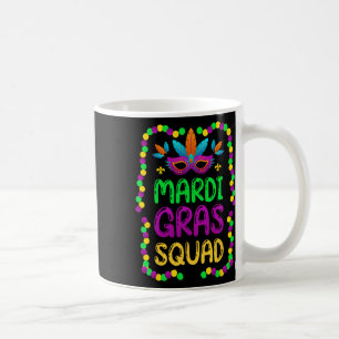 Taza De Café Escuadrón Mardi Gras Para Un Carnaval De Fans Del 