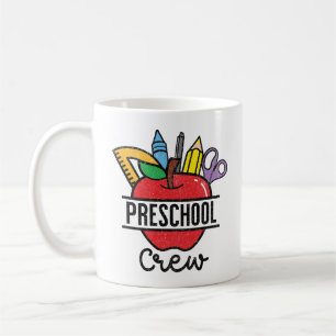 Taza De Café Escuadrón preescolar de equipo de enseñanza preesc