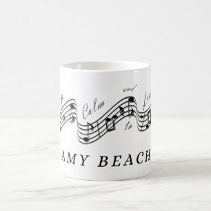Taza De Café Escucha a Amy Beach el mejor compositor de música 