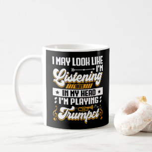 Taza De Café Escuchando divertidísimamente en mi cabeza estoy j