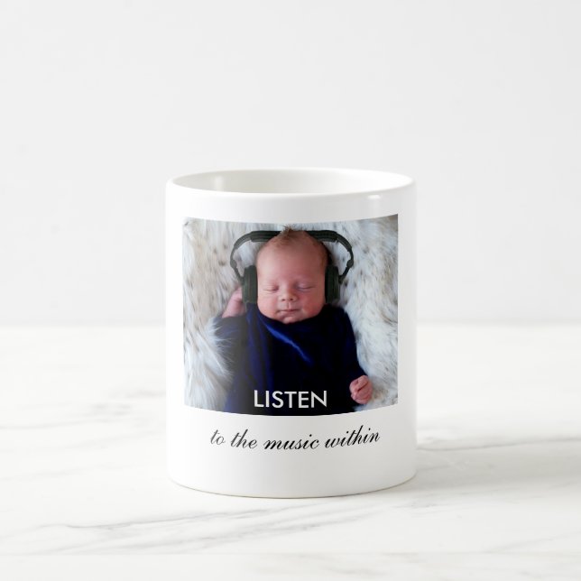 Taza De Café ESCUCHE… la música dentro (Centro)