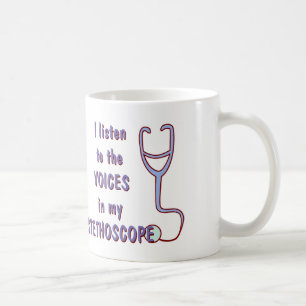 Taza De Café Escucho las voces
