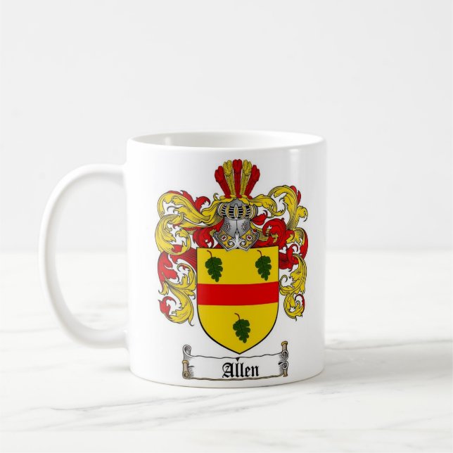 Taza De Café Escudo Allen De Armas (Izquierda)