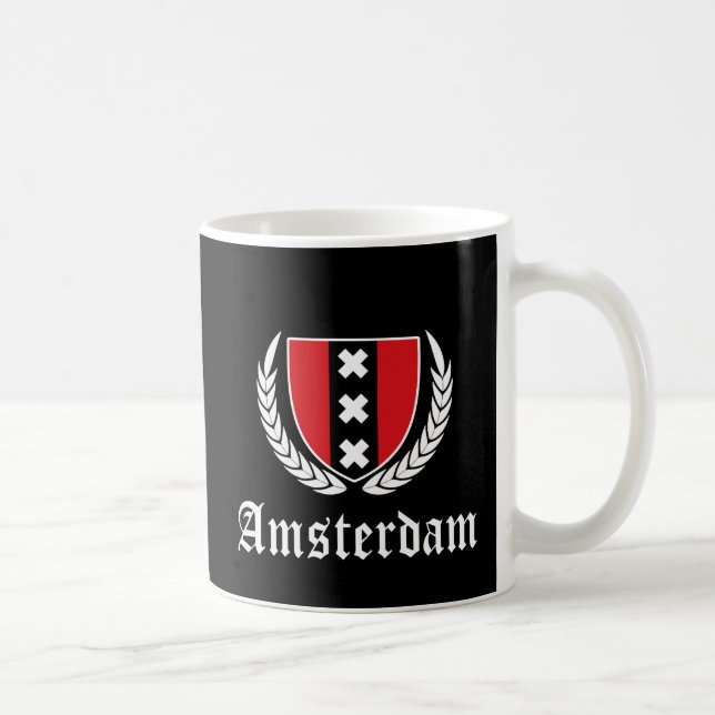 Taza De Café Escudo de Ámsterdam (Derecha)