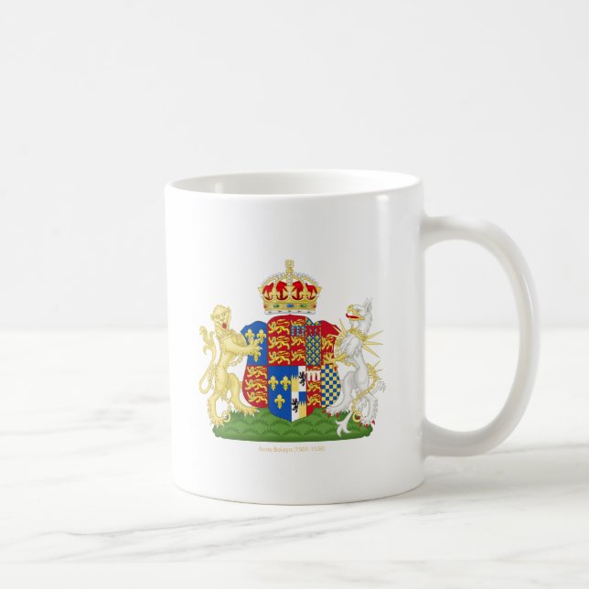 Taza De Café Escudo de armas Anne Boleyn (Derecha)