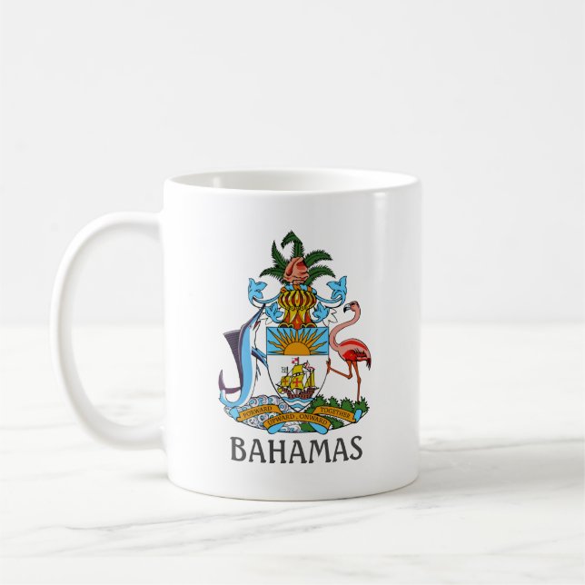 Taza De Café Escudo de armas - Bahamas (Izquierda)