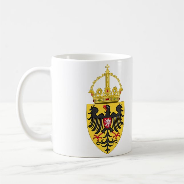 Taza De Café Escudo De Armas Carlos IV (Izquierda)