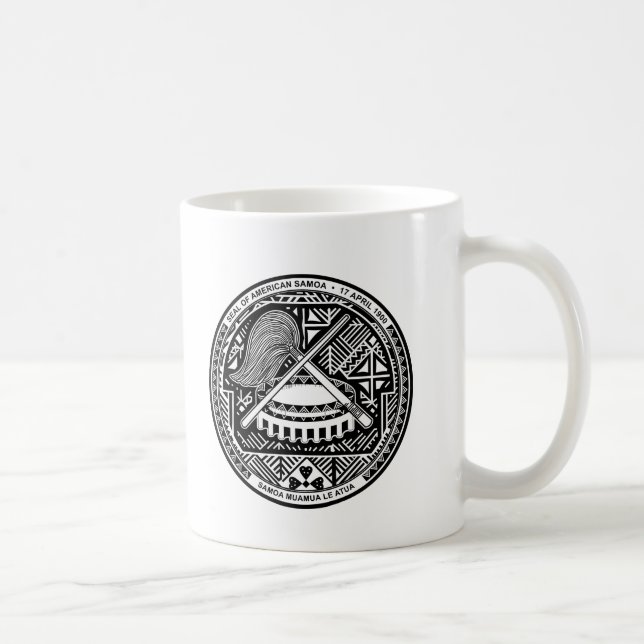 Taza De Café Escudo de armas de American Samoa (Derecha)