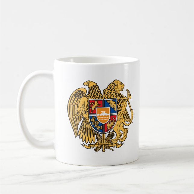 Taza De Café Escudo de armas de Armenia (Izquierda)