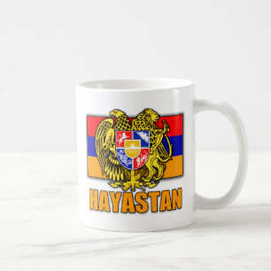 Taza De Café Escudo de armas de Armenia Hayastan