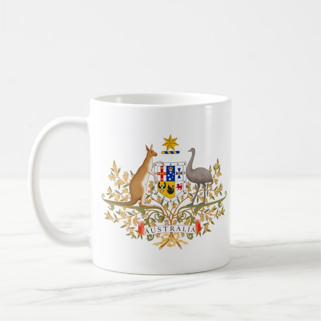 Taza De Café Escudo de armas de Australia (Izquierda)