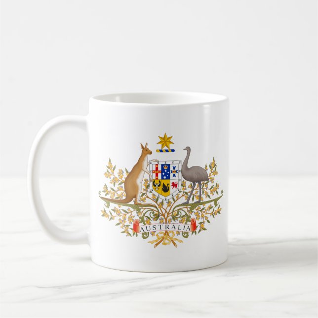 Taza De Café Escudo de armas de Australia (Izquierda)
