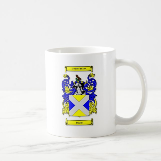 Taza De Café Escudo de armas de Backus (Derecha)