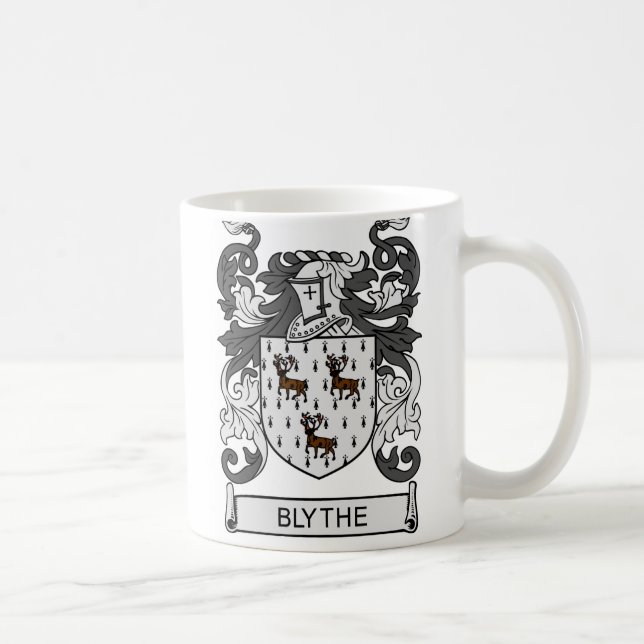 Taza De Café Escudo de armas de BLYTHE (Derecha)