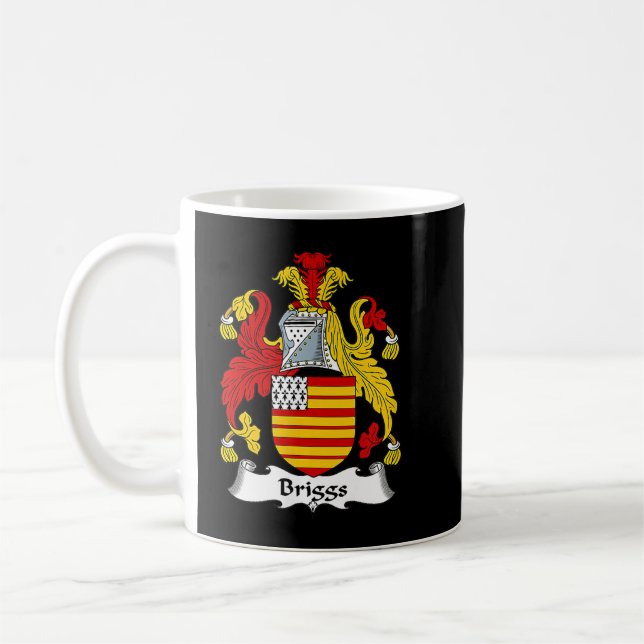 Taza De Café Escudo de armas de Briggs  (Izquierda)