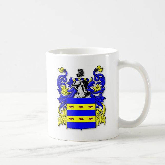Taza De Café Escudo de armas de Burdette (Derecha)
