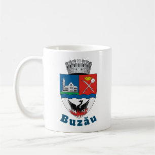 Taza De Café Escudo de armas de Buzău, Rumania