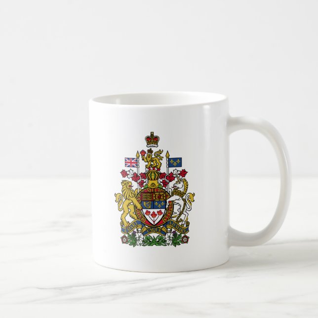 Taza De Café Escudo de armas de Canadá (Derecha)