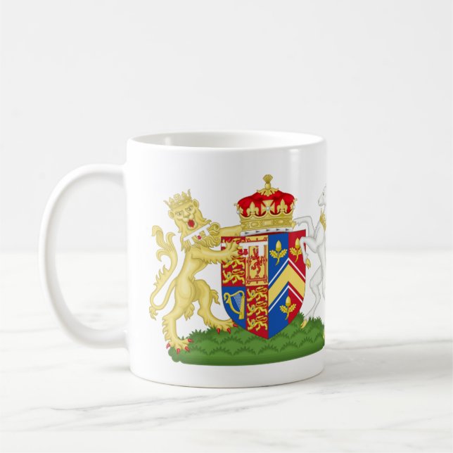 Taza De Café Escudo De Armas De Catherine Duchess De Cambridge (Izquierda)