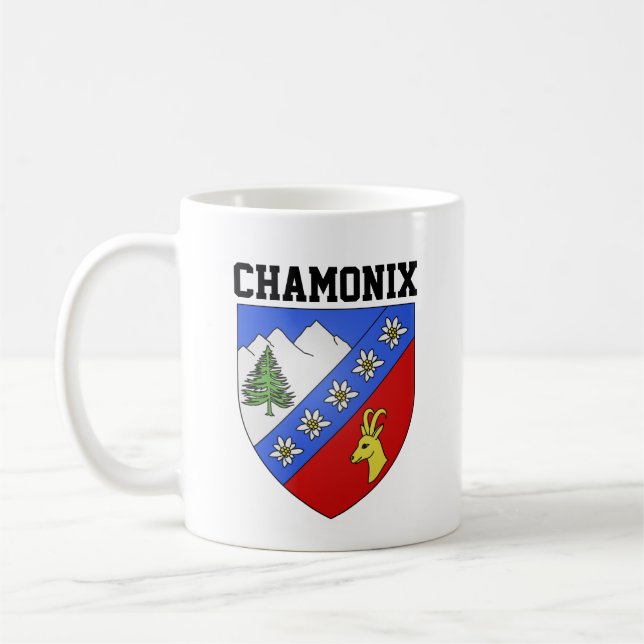 Taza De Café Escudo de armas de Chamonix (Izquierda)