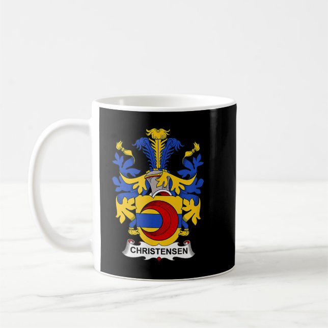 Taza De Café Escudo de armas de Christensen  (Izquierda)