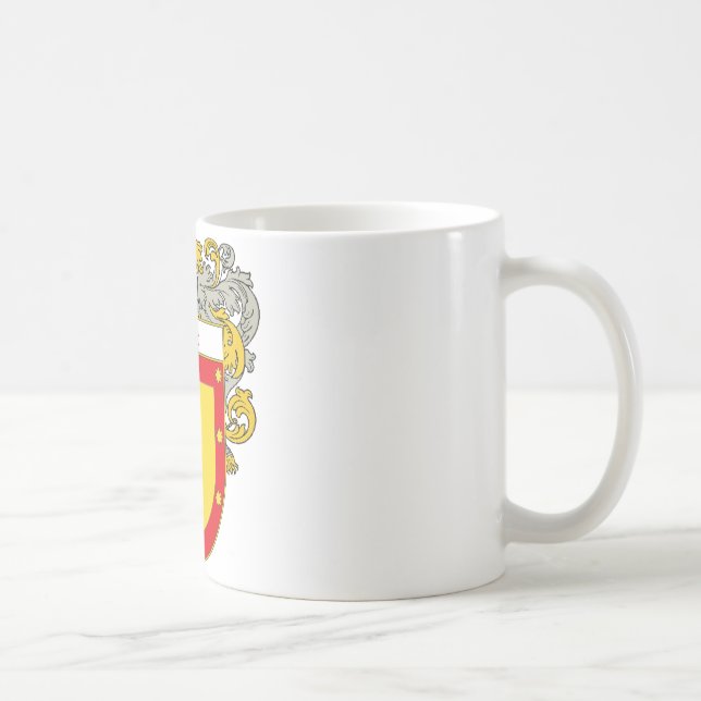 Taza De Café Escudo de armas de Cruz (cubierto) (Derecha)