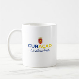 Taza De Café Escudo de armas de Curaçao | Orgullo cotidiano