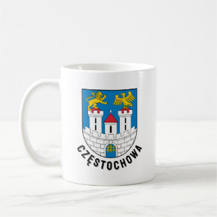Taza De Café Escudo de Armas de Częstochowa, Polonia