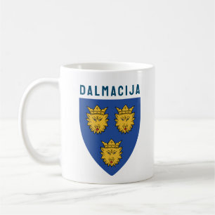 Taza De Café Escudo de armas de Dalmatia (Croacia)