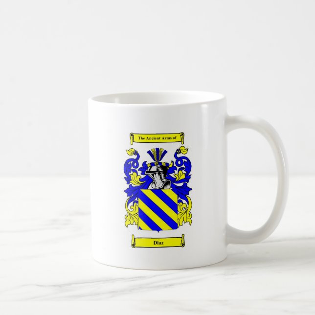 Taza De Café Escudo de armas de Díaz (Derecha)